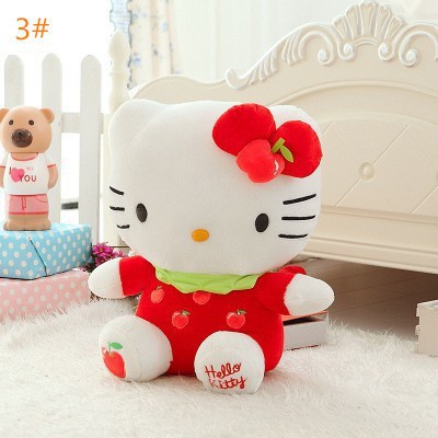 Hello Kitty Thú Nhồi Bông Hình Mèo Kitty Đang Ngồi Kích Thước 30cm