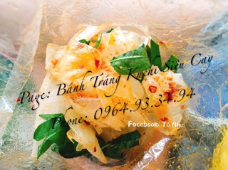 BÁNH TRÁNG DẼO SATE RAU RĂM
