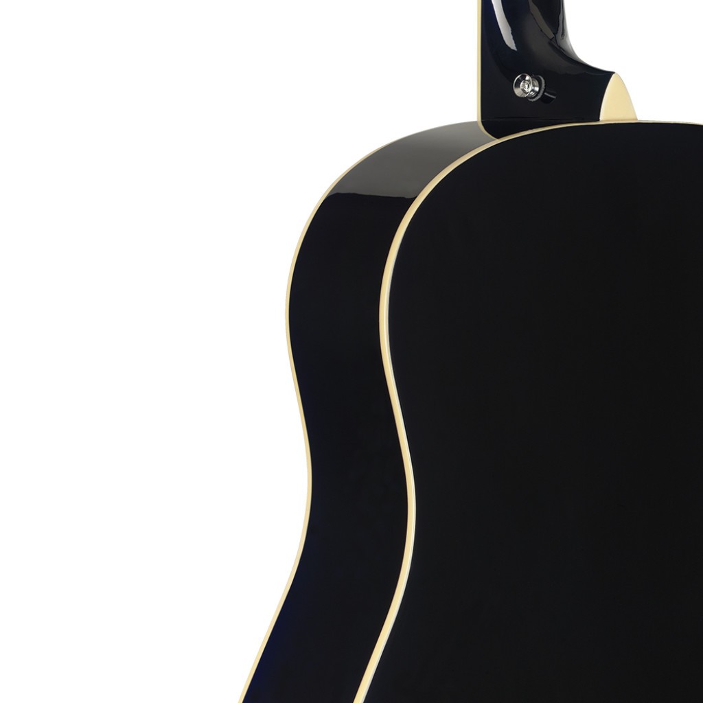 Đàn Guitar Acoustic Stagg SA35 DS-BK ( Tặng kèm bao da, capo, pic, ty chỉnh cần )