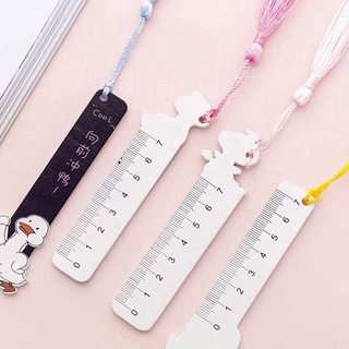 Zanmo bookmark vịt gỗ đánh dấu trang ( có thể làm thước kẻ )