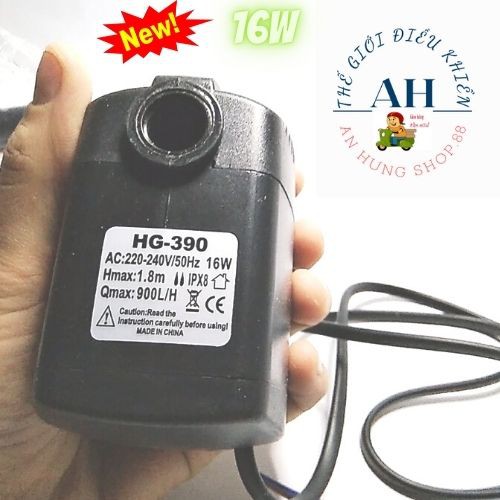 Bơm quạt điều hoà, quạt hơi nước - bể cá thủy cảnh 18W - 220V