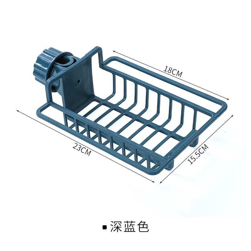 Giá đựng mút rửa chén gắn vòi nước bồn rửa nhà bếp nhà vệ sinh tiện dụng