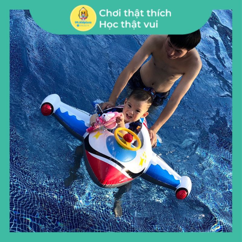 Phao bơi hình du thuyền ngộ nghĩnh cho bé