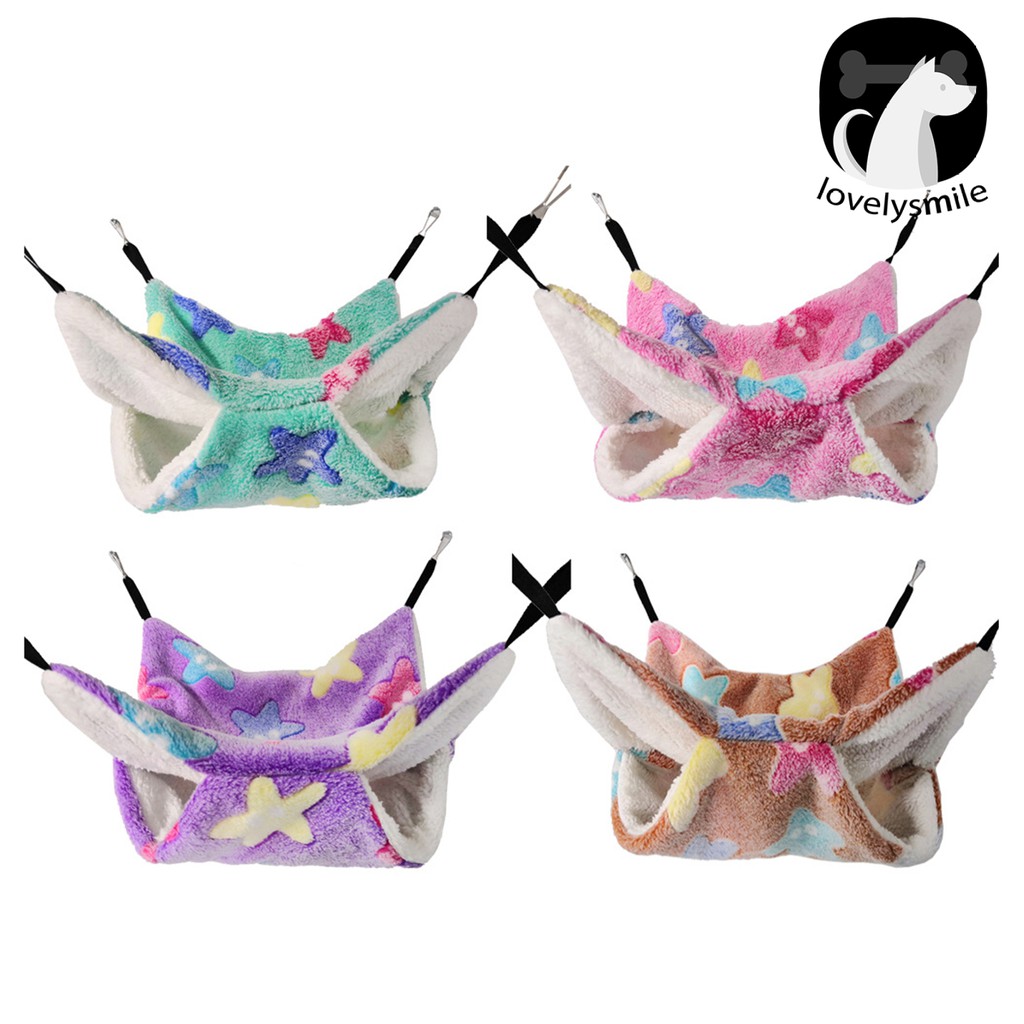 Võng lửng 2 tầng treo cho thú cưng sóc bay/hamster