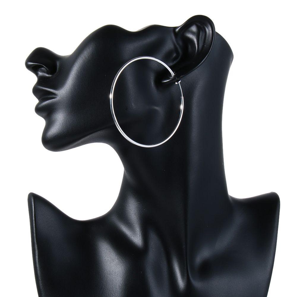 Khuyên Tai Tròn Lớn Thời Trang Cá Tính Dành Cho Nữ