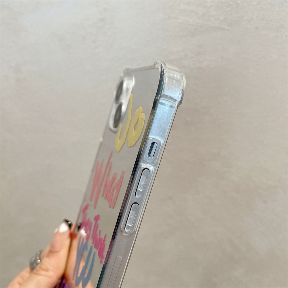 Ốp Điện Thoại TPU Mềm Chống Sốc Họa Tiết Graffiti Cho IPhone 14 13 12 11 Pro Max XS XR 8 7 Plus