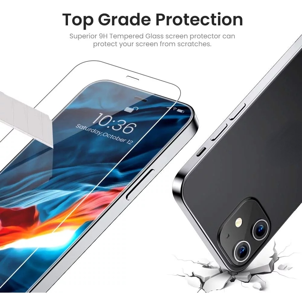 Kính cường lực mặt trước và mặt sau 2 trong 1 cho Iphone 12 / Mini / 12 Pro Max