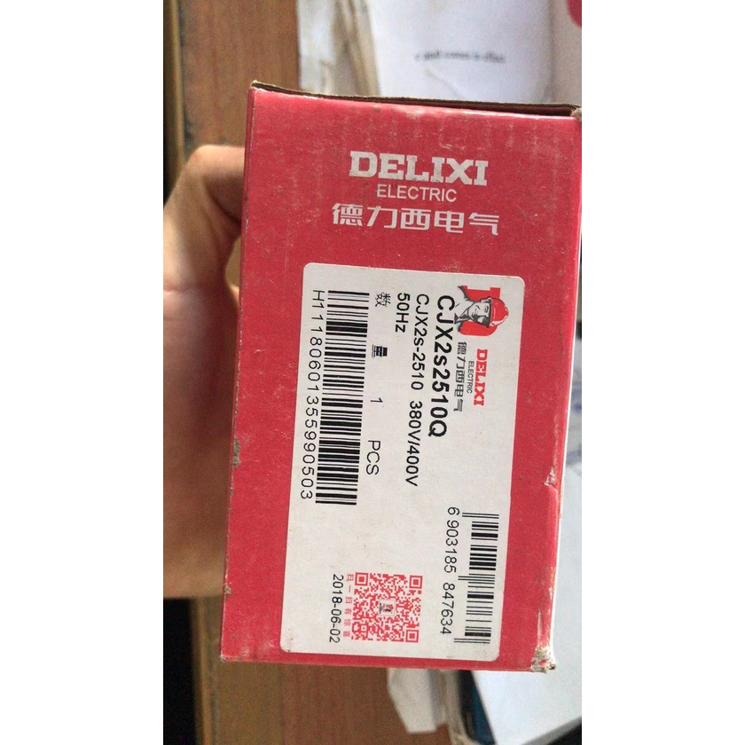 Khởi động từ/Contactor CJX2-2510 công suất lớn 25A/380V
