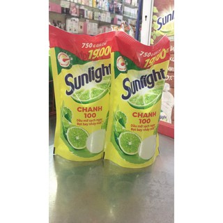 NƯỚC RỬA CHÉN SUNLIGHT CHANH TÚI 750g