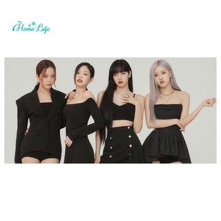 Bộ Tranh Đính Đá Diy Hình Nhóm Nhạc Blackpink 30x40cm
