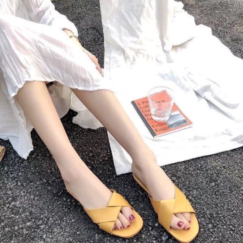 [FREESHIP 50] Dép nữ thời trang quai xoắn siêu xinh CHAGO GNU174