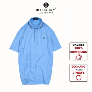 Áo polo nam Biluxury ngắn tay có cổ công nghệ kháng khuẩn độc quyền chất vải cotton thoáng mát 4APCT117