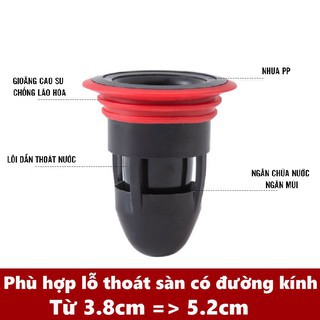 Van Chặn Mùi Hôi Cống, Ngăn Vi KhuẩnSHOPEMTRANG07 Van Chống Côn Trùng Xâm Nhập, Nắp Ngăn Mùi Hôi Nhà Vệ Sinh