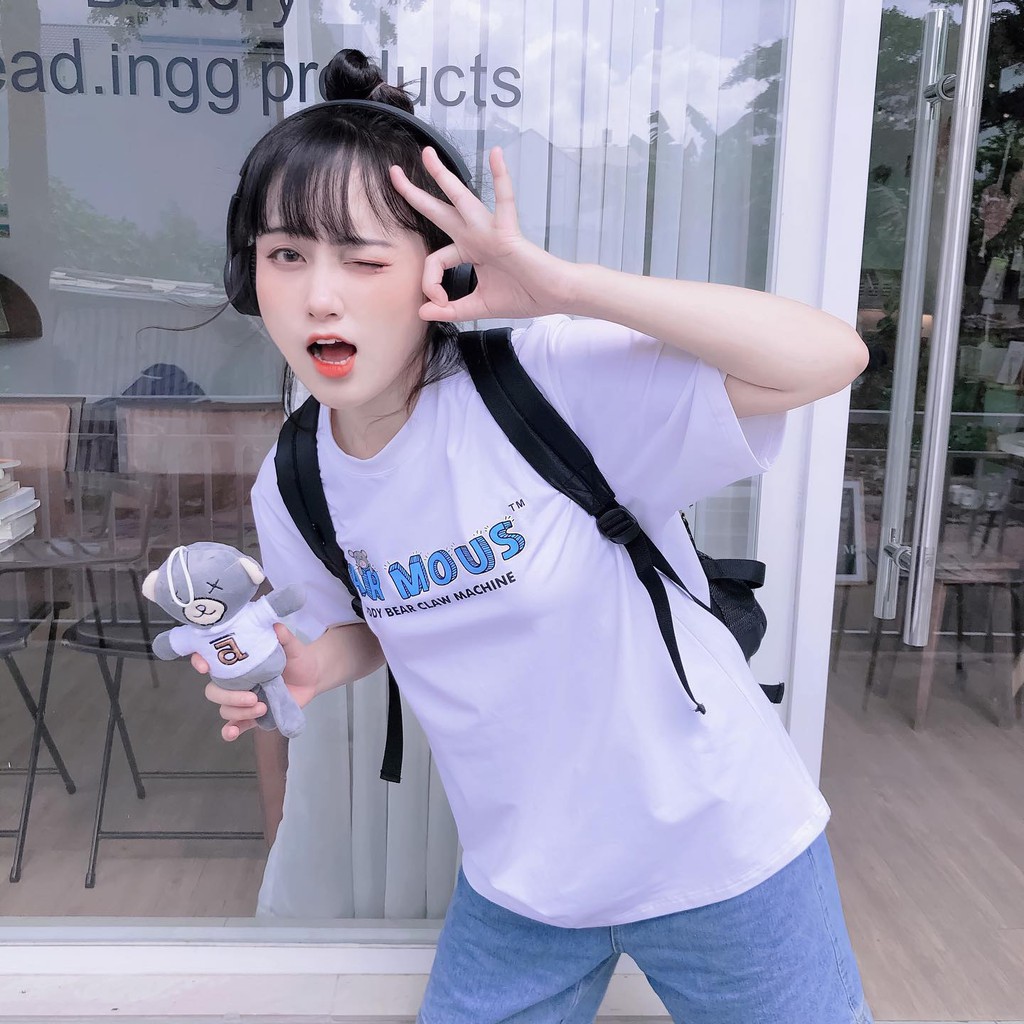 Áo Teddy AR Claw Machine Trắng - Đen