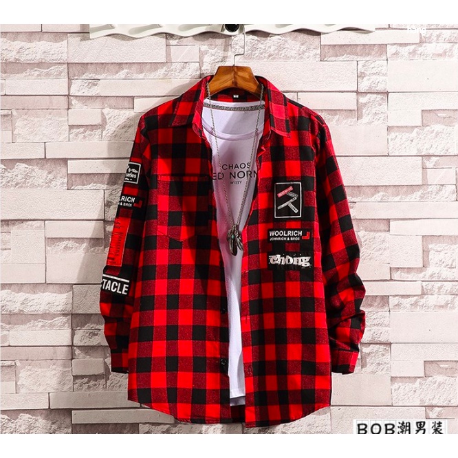 Áo khoác, Áo sơ mi Caro Flannel dành cho Nam nữ phonng cách hàn quốc, sản phẩm ưa chuộng-fashion.best