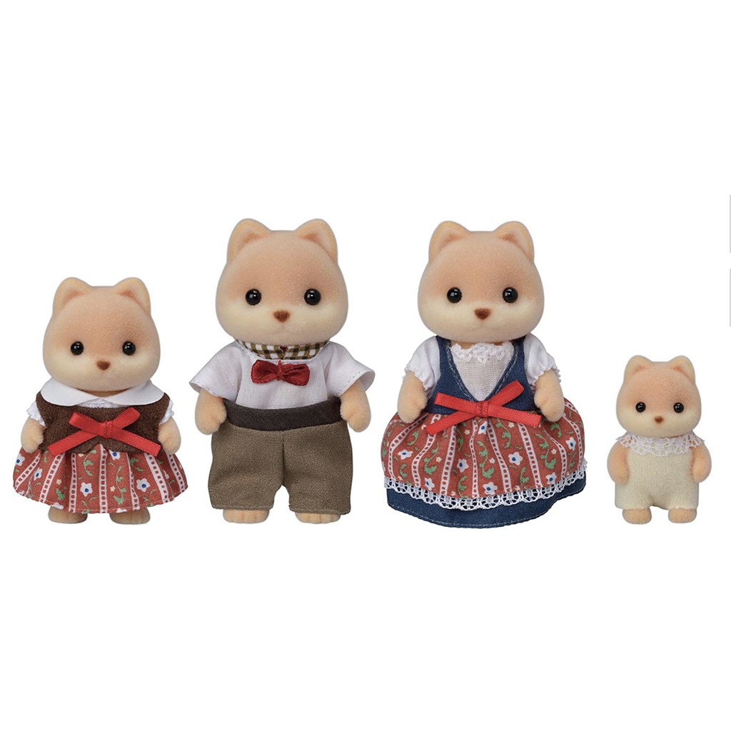 Đồ chơi nhà búp bê Sylvanian Families gia đình chó Caramel 5459