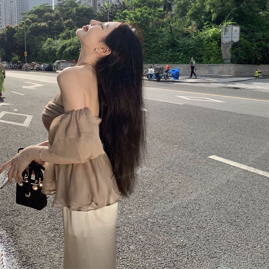 Áo Nữ Tay Ngắn Hở Vai Thời Trang Quyến Rũ