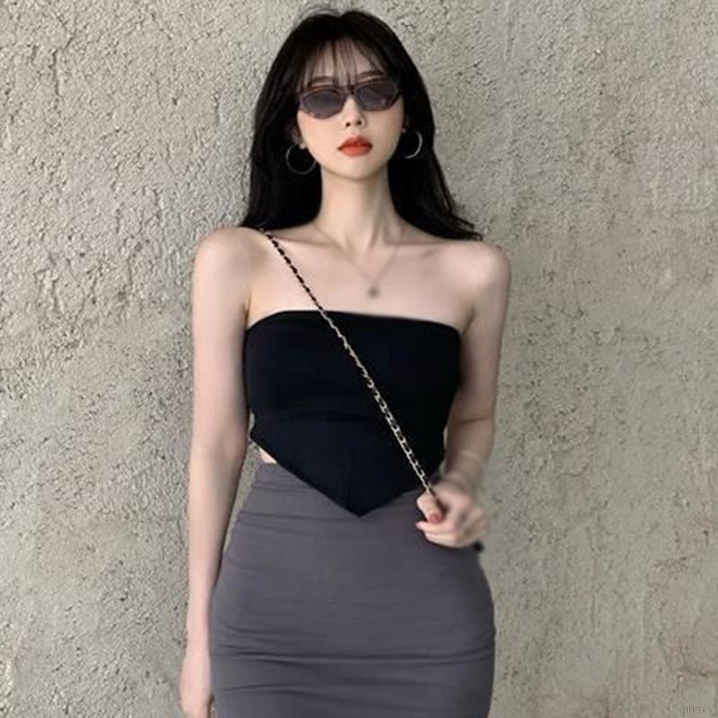 Áo croptop màu sắc ngọt ngào thời trang mùa hè cho nữ