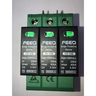Thiết bị chống sét Dc 1000V cho năng lượng mặt trời Hãng FEEO