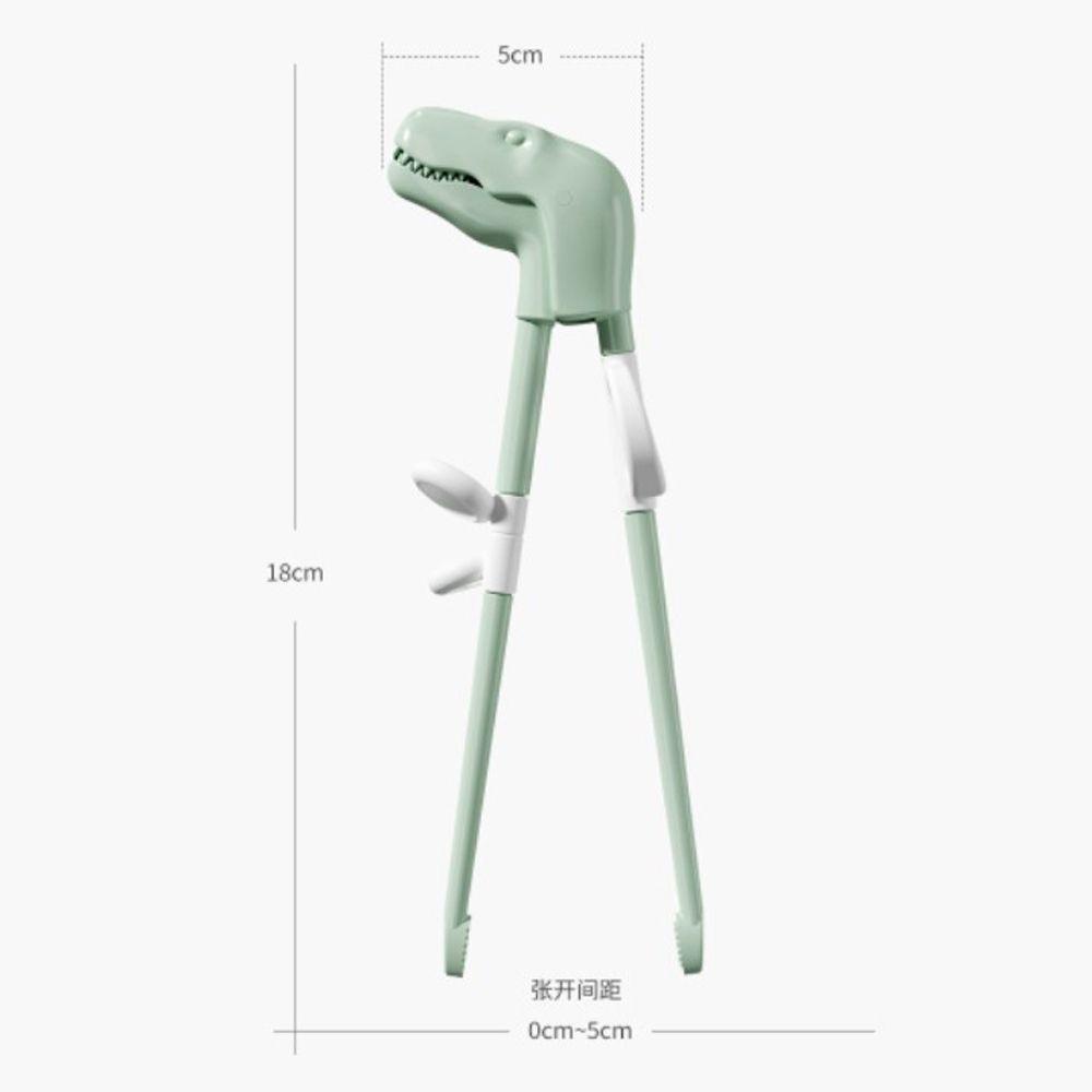 Đũa Tập Ăn Chống Trượt In Hình Khủng Long Hoạt Hình Dễ Thương Có Thể Tái Sử Dụng Cho Bé