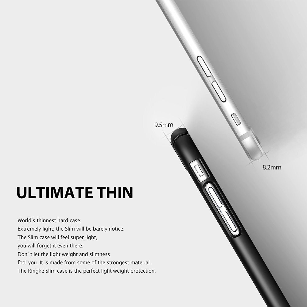 Ốp lưng Ringke Slim cho iPhone SE 2020 / 8 / 7- Nhập khẩu Hàn Quốc
