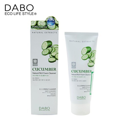 Sữa rửa mặt Dabo 3 in 1 dưỡng ẩm trắng da Hàn Quốc 180ml - Lựa chọn công dụng