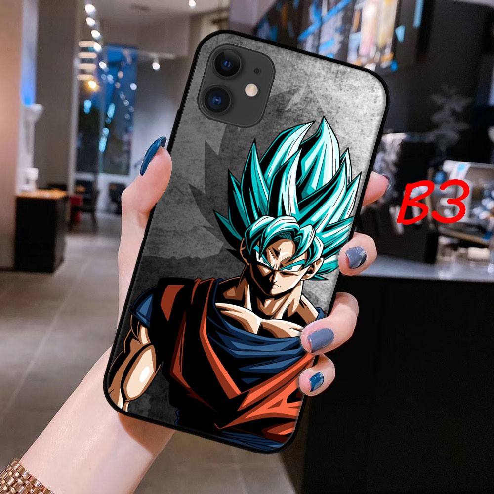 Ốp điện thoại silicone dẻo in hình Goku Dragon Ball thích hợp cho iPhone 12 11 Pro Max XS Max XR X 8 7 6s 6 Plus SE 2020 for iPhone 13 pro max