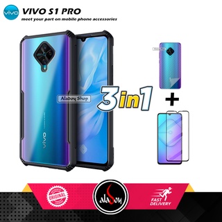 Ốp lưng kính cường lực trong suốt cho vivo s1 pro