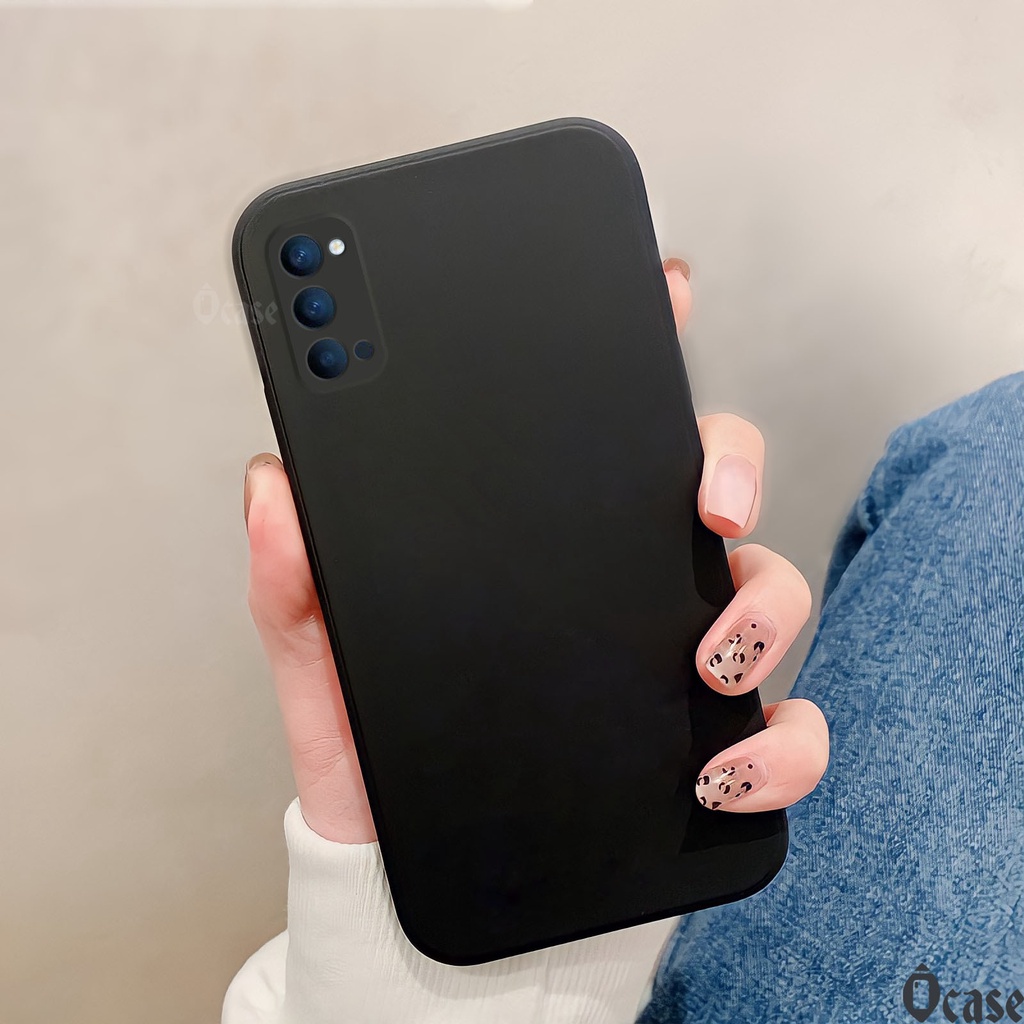 Ốp lưng Oppo Reno 4 in hình Nasa  vũ trụ  cạnh viền vuông có bảo vệ camera