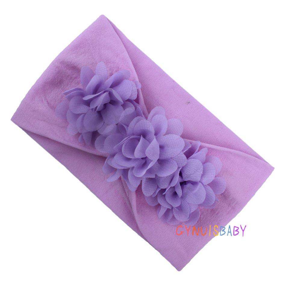 Băng Đô Hoa Chiffon Dễ Thương Cho Bé Gái