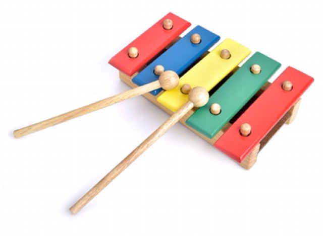 Đàn gõ 5 thanh, đồ chơi âm nhạc bằng gỗ