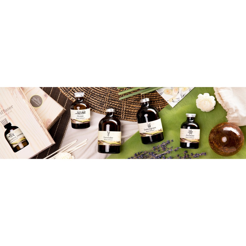 Tinh Dầu Thơm PHUTAWAN Reed Diffuser 50ml - Thái Lan