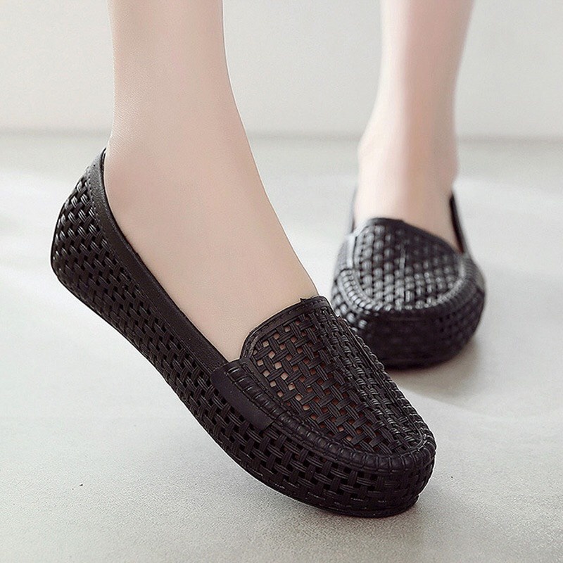 Giày búp bê nữ nhựa dẻo lỗ lưới thoáng khí đi mưa đi biển chống trơn thời trang Maipy 𝐆𝟎𝟏𝟏
