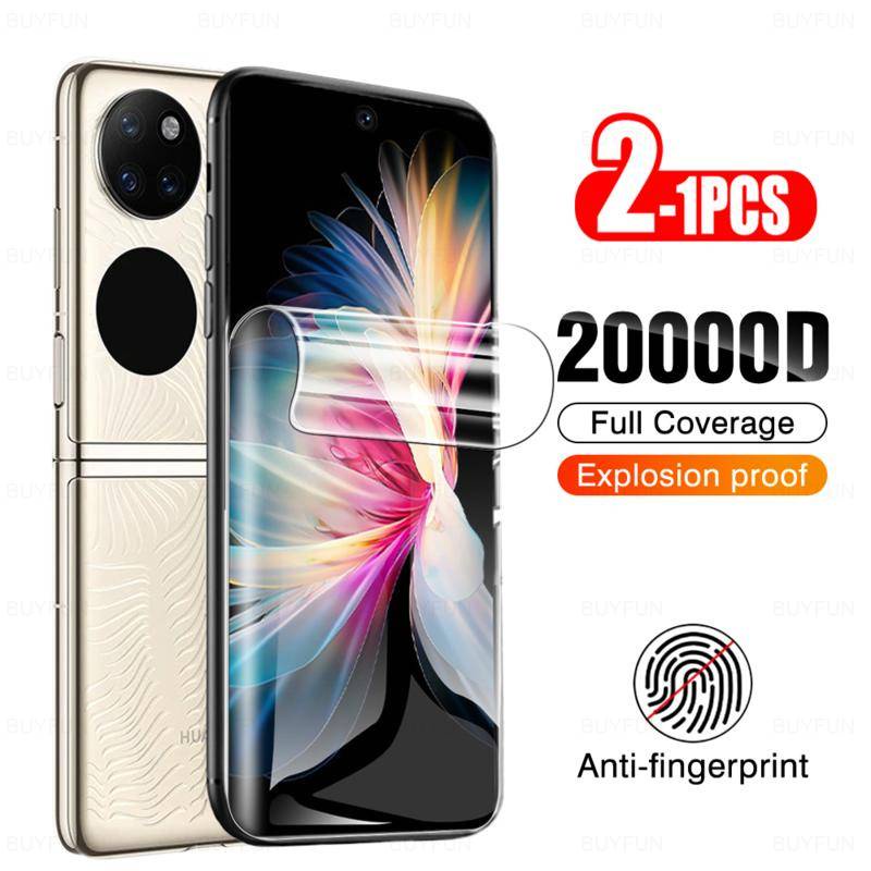 Set 1/2 miếng dán bảo vệ màn hình Huawey P50 Pocket 4G 6.9 Inch Hydrogel cho Huawei P50 Pocket 4G BAL-AL00 HD