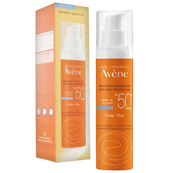 Kem Chống Nắng Avene Dry Touch Fluide SPF50+