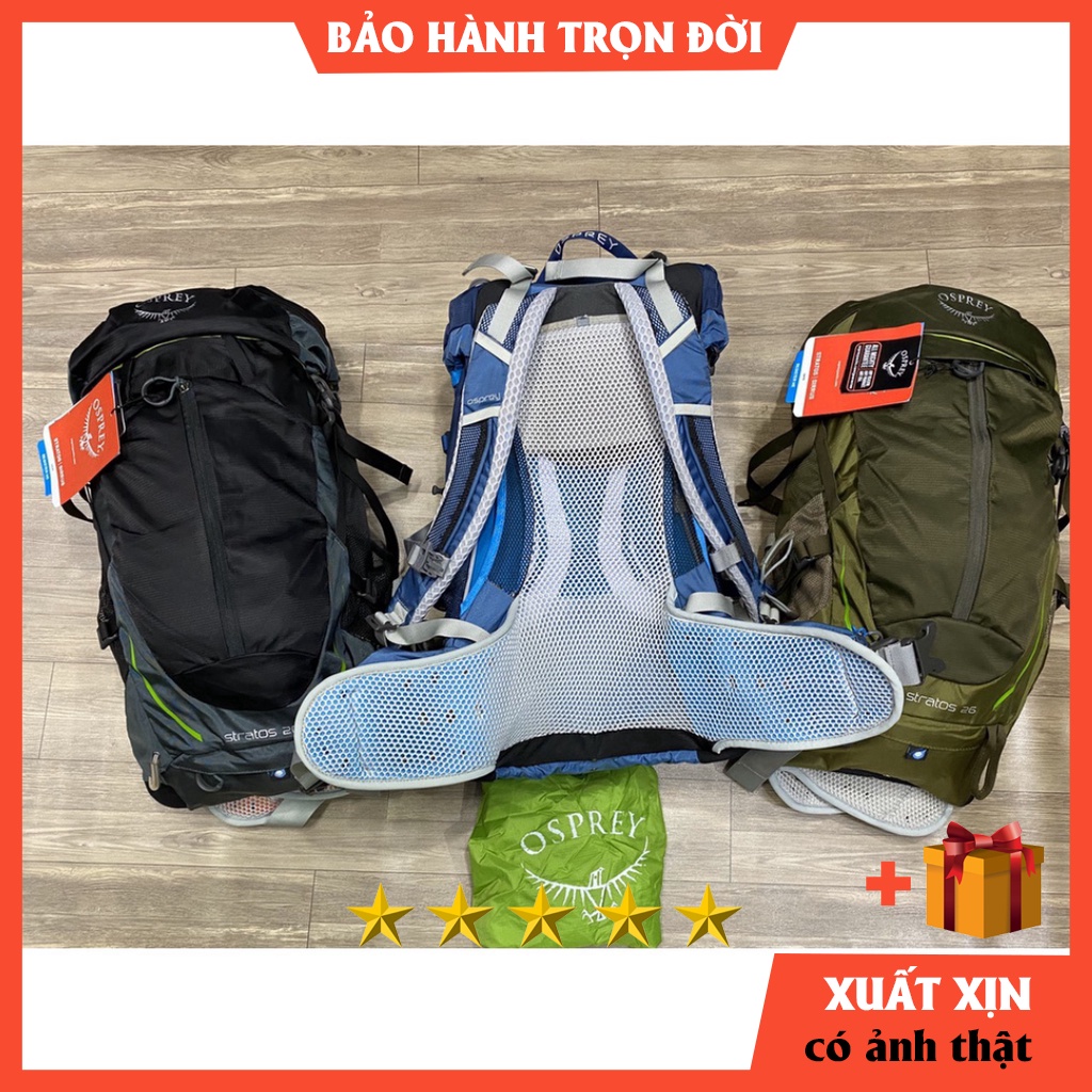 Balo du lịch OS Stratos 26 - Balo phượt - balo leo núi [BẢO HÀNH TRỌN ĐỜI]