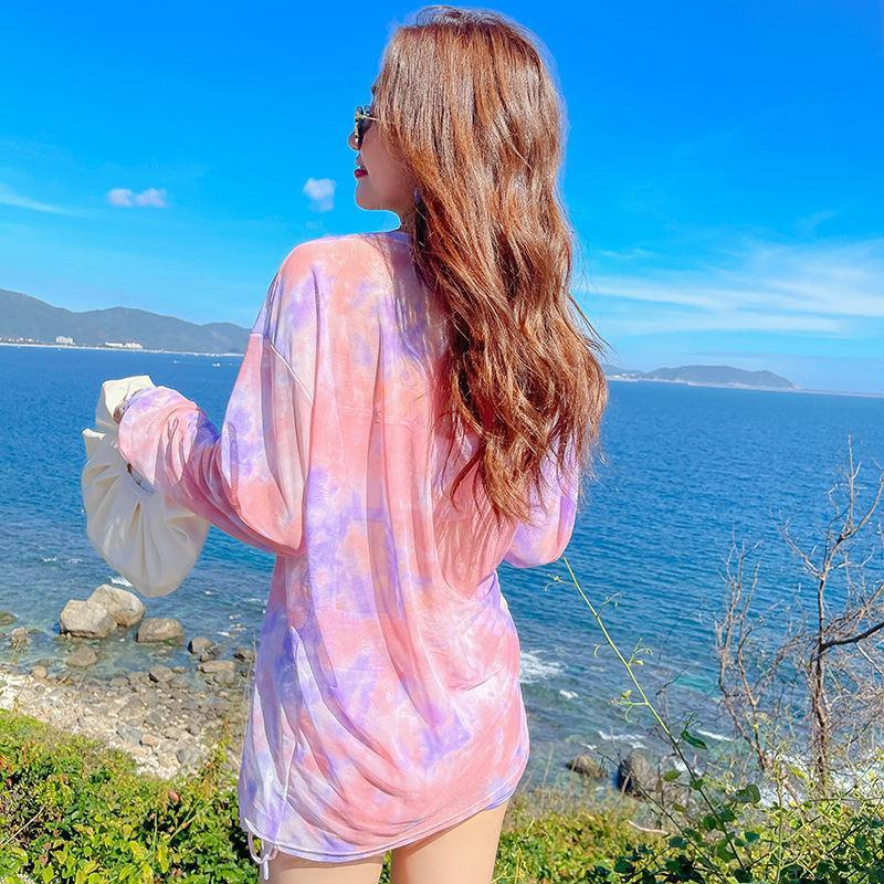 Bikini nữ ba mảnh đi biển xẻ tà dáng trẻ trung ôm eo nóng bỏng che bụng với áo ngực không có gọng thép | BigBuy360 - bigbuy360.vn