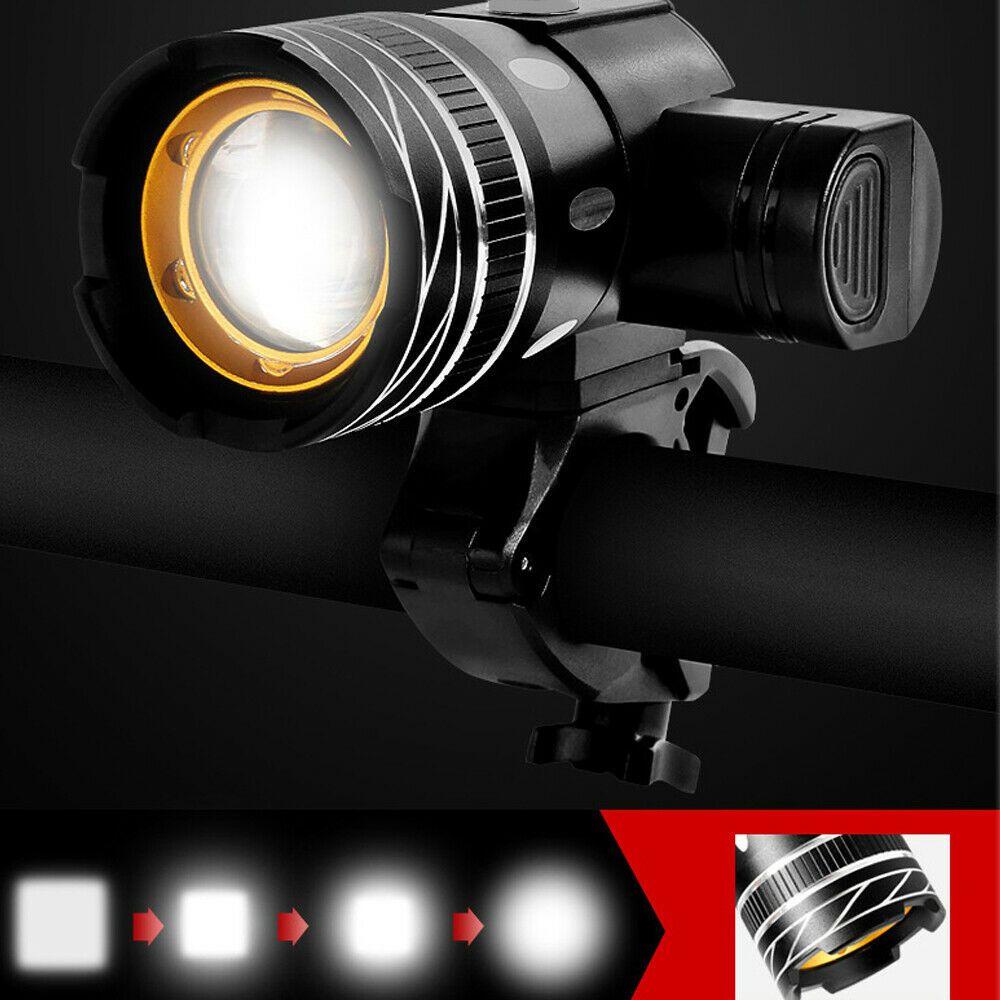 Đèn Pha YOLA Siêu Sáng Sạc USB Mới Cho Xe Đạp