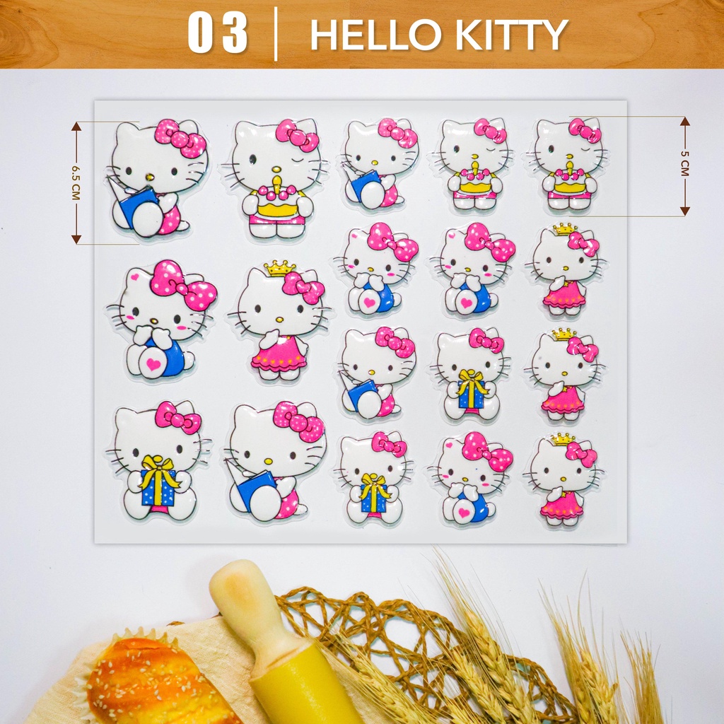 LẺ 1 VỈ - Khuôn Đổ Socola In Hình  Choco Deco - nhiều mẫu chủ đề