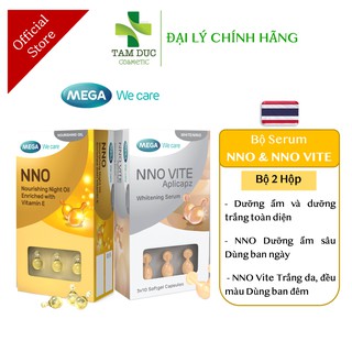 ✅ [Chính Hãng] Serum Dưỡng Trắng Da, Mờ Thâm, Dưỡng Ẩm, Chống Lão Hóa NNO Vite Và NNO Vitamin E Hộp 30 Viên