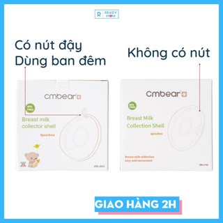 Hộp 2 Phễu Hứng Tràn Sữa CMBEAR| Chất Liệu An Toàn| Dành Cho Mẹ Nuôi Con Bú| Dùng Ở Nhà| Hàng Nội Địa Trung Quốc