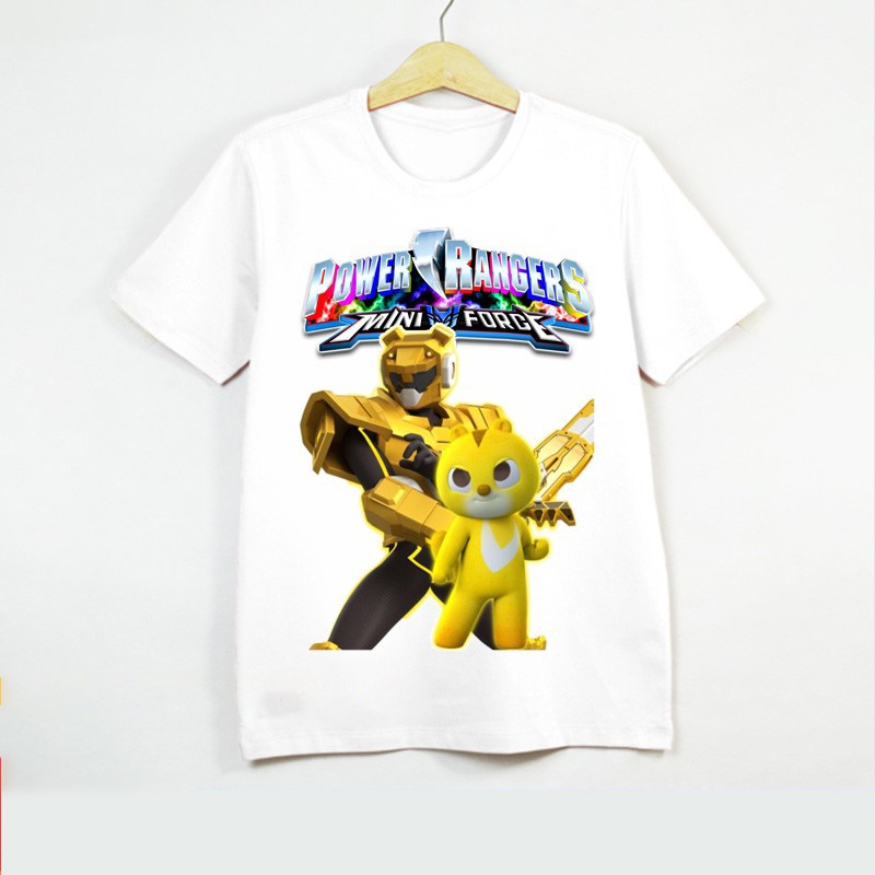 Hot Áo thun trẻ em hoạt hình Biệt Kích Nhỏ Miniforce X Áo phông bé trai bé gái giá tốt