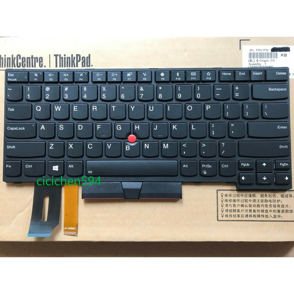 (KEYBOARD) BÀN PHÍM LAPTOP LENOVO E480 dùng cho Thinkpad Edge E480 E485 E490 E495 T480 T480s T490 L380 L480 L490