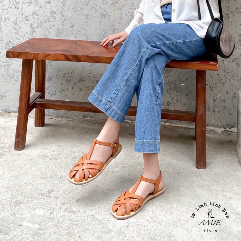 Sandal Đan Rọ Mũi Tròn