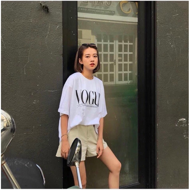 ÁO THUN VOGUE OVERSIZE NAM NỮ