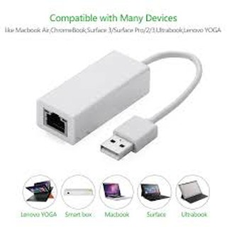 Dây chuyển đổi USB sang Lan - USB to Lan (Trắng)