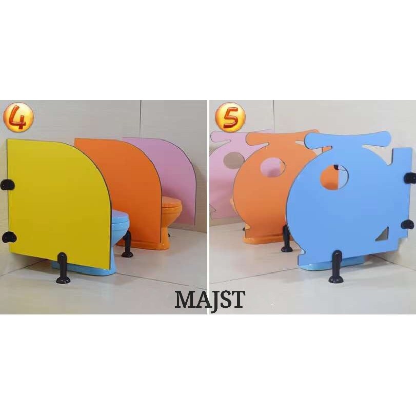 Tấm che , Vách ngăn bồn cầu trẻ em, vách ngăn toalet trẻ em.