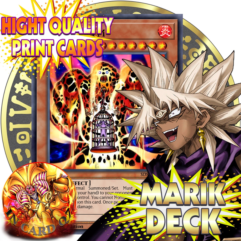 Bộ Bài Yugioh Marik Bóng Tối [Bài in Cao Cấp Cán Màng 2 Mặt]