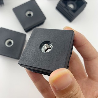 Nút bịt nhựa có ren cho sắt hộp 20x20, 25x25, 30x30, 40x40, 50x50, 20x40, 25x50, nút nhựa bịt chân bàn ghế.
