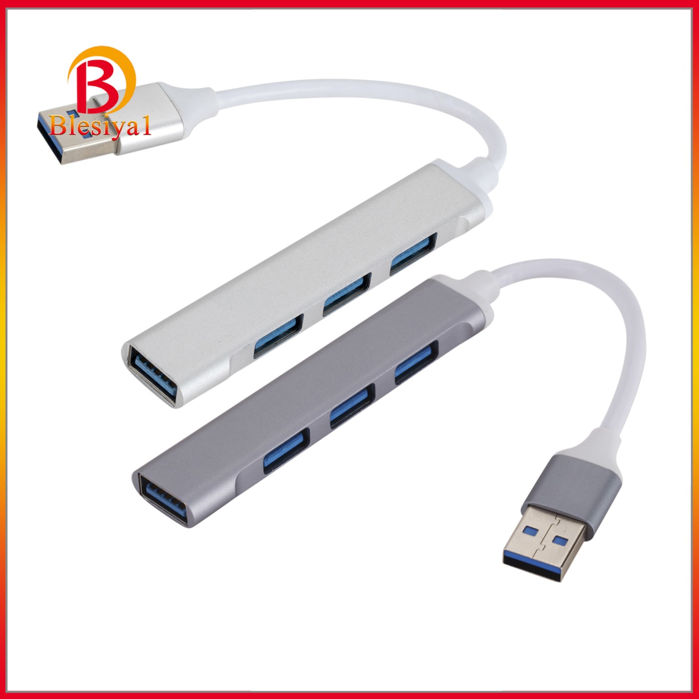 Đầu Chia Otg 4 Cổng Usb 3.0 Chất Liệu Hợp Kim Nhôm